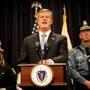 Governor Charlie Baker spoke about security and the Paris terrorist attacks at a news conferenece at the State House on Sunday.